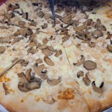 White Chicken & Mushroom Pizza