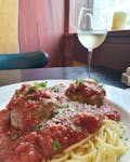 Spaghetti & Beef Meatballs