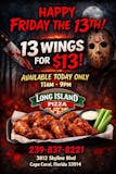 13 wings for $13