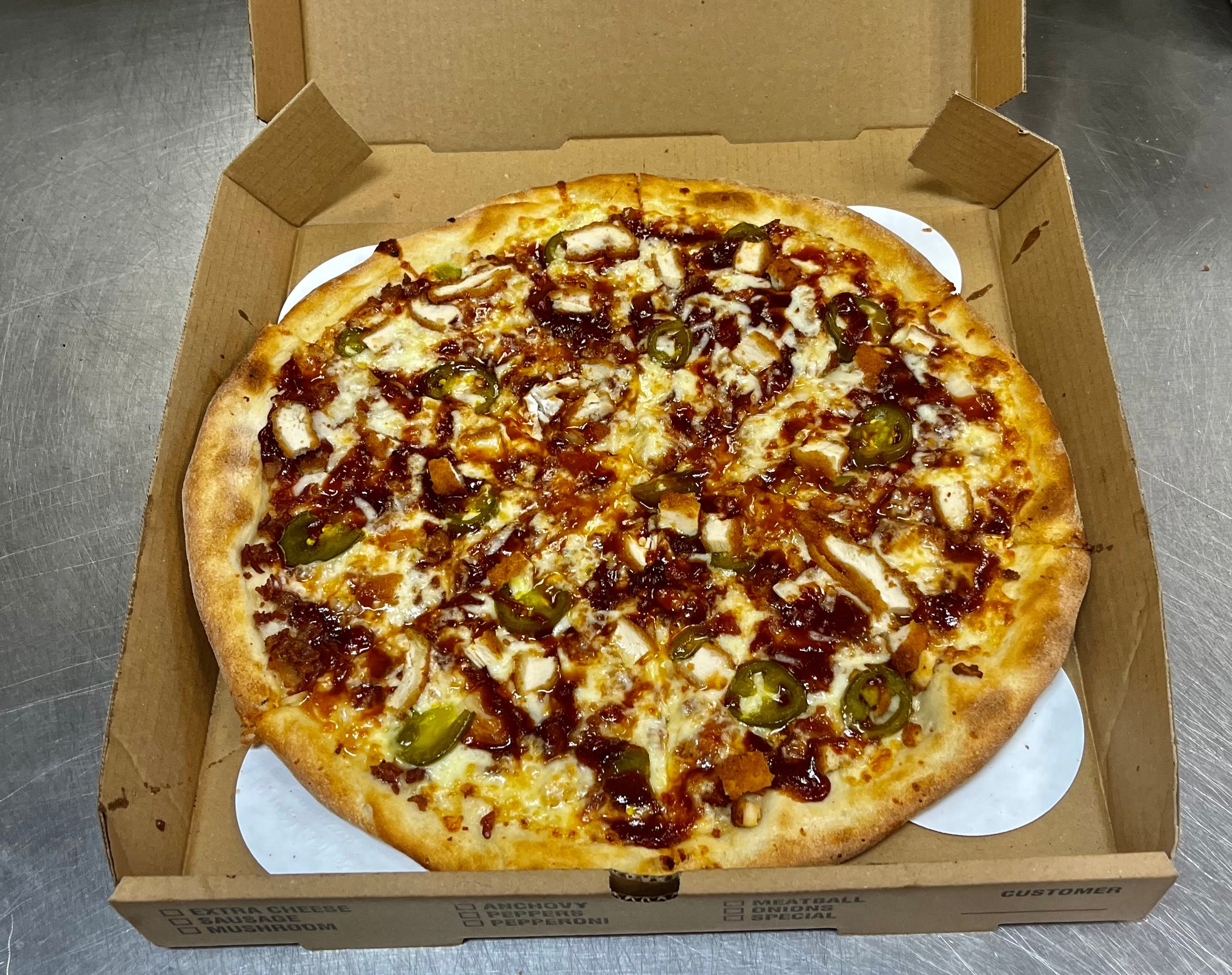Chicken Bacon Ranch Pizza