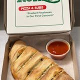 Cheese Calzone with Two Toppings