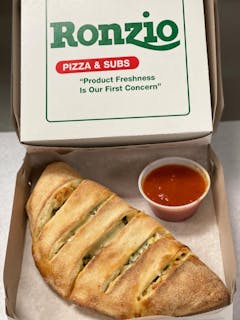 Cheese Calzone with Two Toppings