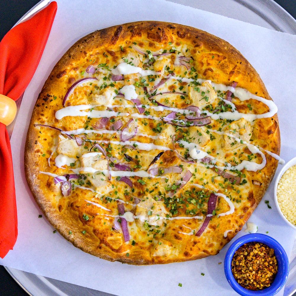 Chicken Bacon Ranch Pizza