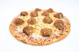 Cheese Meat Ball Pizza