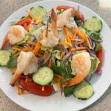 Tossed Salad with 5 Shrimp