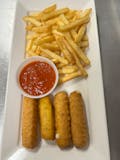 Kid's Mozzarella Sticks with Fries