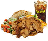 Chicken Gyro Platter with Fries & Drink