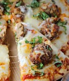 Gluten Free Crazy Meatball Pizza