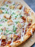 Gluten Free Chicken Alfredo Pizza