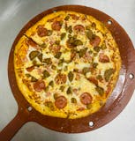 Crazy Meatball Pizza