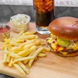 SPECIAL - Double Cheeseburger w/ Fries & Drink of your choice