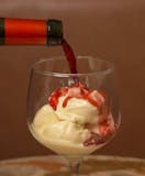 Wine with ice cream