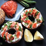 Smoked Salmon with Scallion