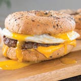 Eggs & Cheese with Bacon or Sausage
