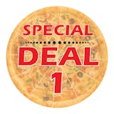 SPECIAL #1 Two X-Large Pizzas with Two Toppings