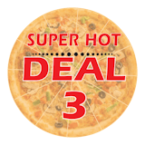 Hot Deal #3. 2 Large Pizza with Two Toppings & 2 Liter Soda