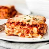 Home Made Lasagna with Tomato Sauce