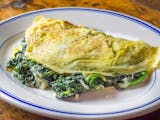 Omlet with Spinach 3 eggs
