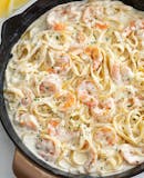 SHRIMP FETTUCINE ALFREDO