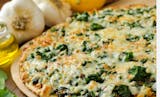 White Spinach Pizza
