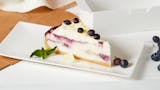 Blueberry Cobbler White Chocolate Cheesecake