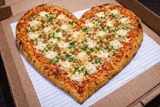 Heart Pizza (Cheese Pizza)