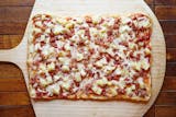 Square Bacon Pineapple Pizza