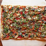 Square Vegan Pizza