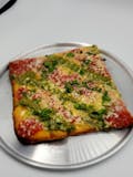 Square Margherita Pesto Pizza Slice