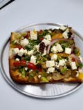 Square Veggie Pizza Slice