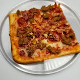 Square Meat Lovers Pizza Slice