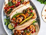 Shrimp Fajitas Wrap