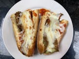 Eggplant Parmigiana Sandwich