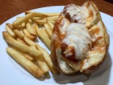 Garlic Chicken Parm Sandwich