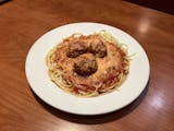 Kid spaghetti meatballs