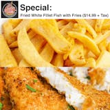 Fried Fish Filet with Fries Special
