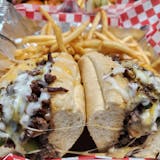 #4 Philly Cheesesteak with Fries Lunch
