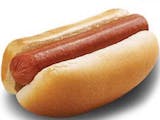 All beef hot dog
