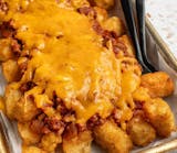 Chili cheese loaded tots