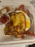 Premium bacon, egg & cheese French Toast Sandwich