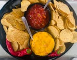 Philly beef cheese dip and chips