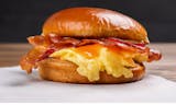 $5-$8 Brioche breakfast sandwich