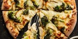 Broccoli Alfredo Pizza