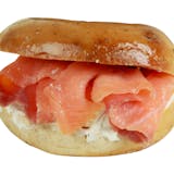 Bagel with Fresh Sliced Lox & Flavored Cream Cheese