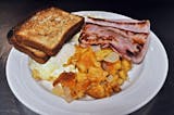 2 Eggs, Ham, Home Fries & Toast Breakfast Platter