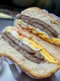 Sausage, Egg & Cheese Sandwich On Roll