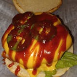 BBQ Jalapeno Burger with Fries
