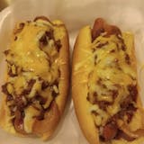 (The Johnny Cougar)Chilli Cheese Dog with Fries