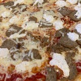 Meatballs & Ricotta Pizza