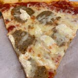Meatball Ricotta Pizza Slice